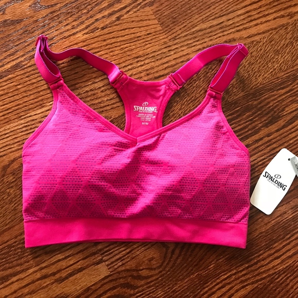 spalding sports bra